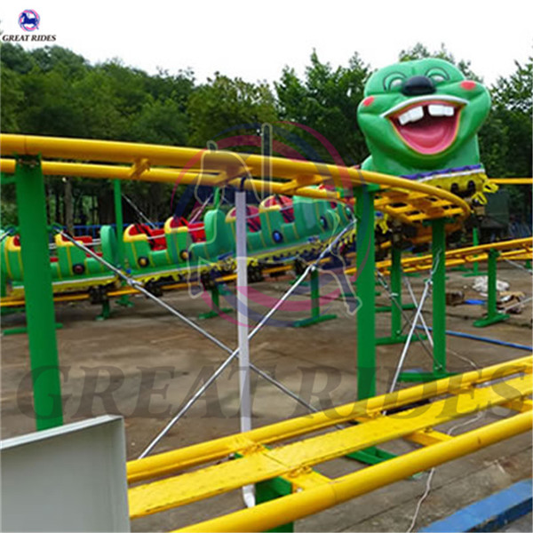 Profitable kids amusement park ride fruit caterpillar wacky worm mini roller  coaster rides - Foreign Trade Online