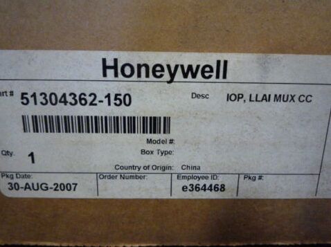 honeywell DCS 4 - Foreign Trade Online