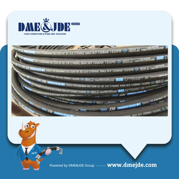 BS EN 853 1SN Wire Braided Hydraulic Hose
