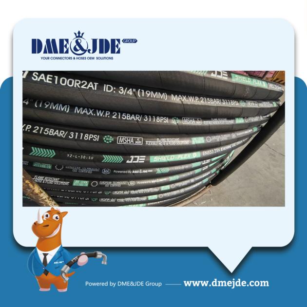 BS EN853 2SN Wire Braided Hydraulic Hose