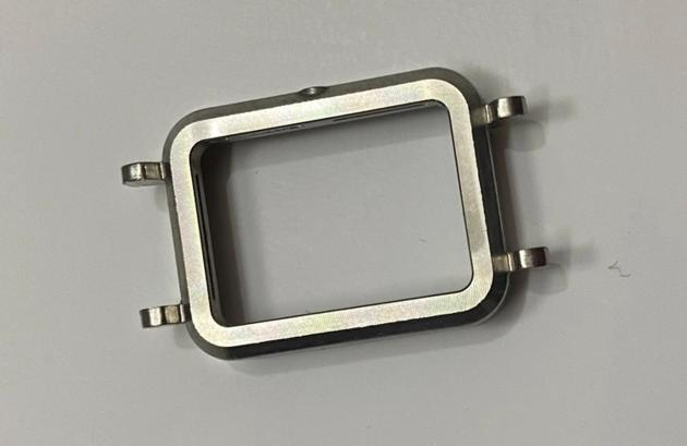 Rectangular Stainless Steel Watch Case