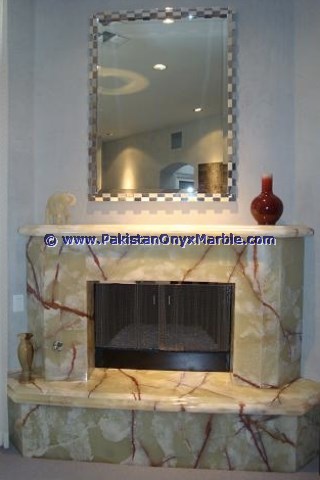 Backlit Onyx Fireplaces Foreign Trade Online