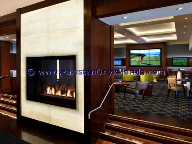 Backlit Onyx Fireplaces Foreign Trade Online