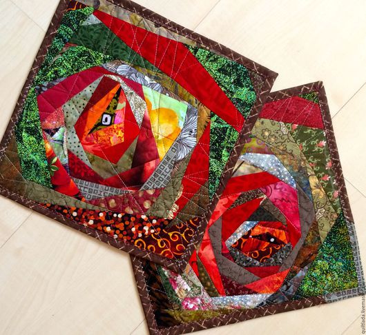 Patchwork  placemats for  the tabletop