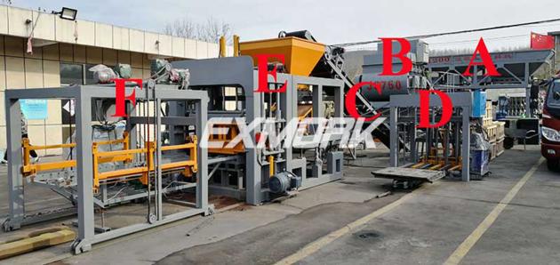 Exmork EX10-15 automatic block making machine