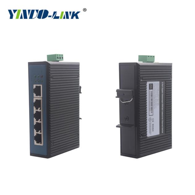 Industrial Ethernet Switch 5 Port POE